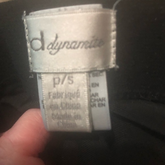 Size S black faux leather leggings by Dynamite. - Picture 2 of 3